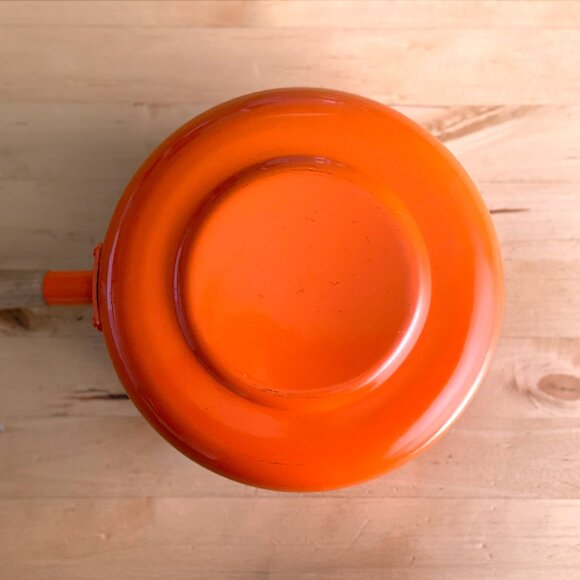 Vintage Classic Danish MCM Fondue Pot Orange - Picture 4 of 6